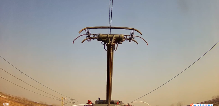 Pantograph video monitoring system