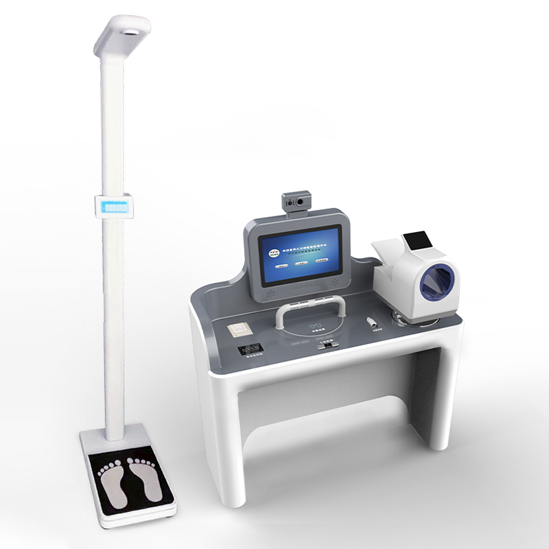 All-in-One Health Check Kiosk | Occupational Health Monitoring Device | Smart Health Screening Terminal