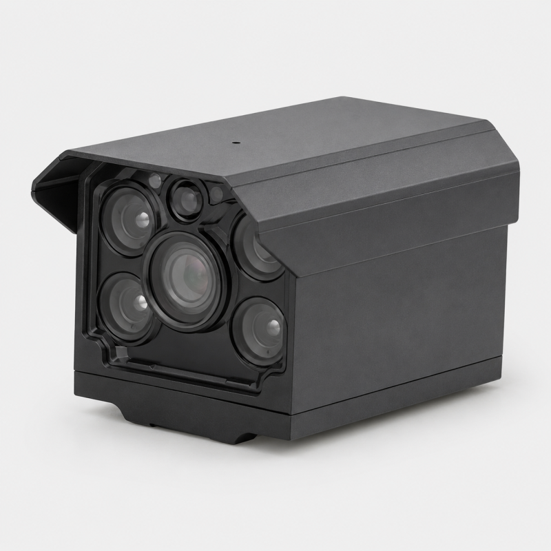AI-Powered 4MP QHD Locomotive Road-Condition Intelligent Camera with IP68 Protection, M12 Ethernet and 6-Axis Gyro Stabilization