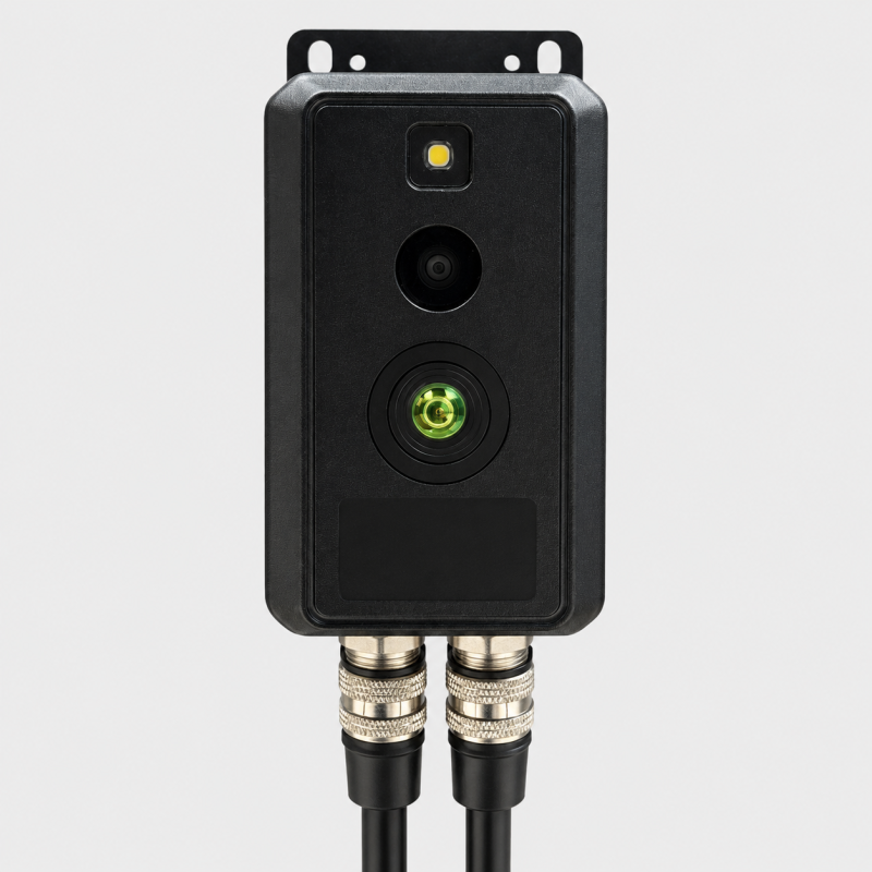 Railway Infrared Thermal Imaging Camera with Visible Light, DC24V, Ethernet Interface and 0–500°C Temperature Monitoring