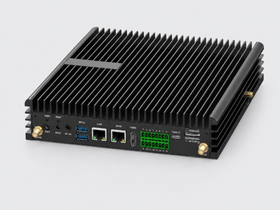 AI Edge Computing Server with 16TOPS INT8, Multi-Channel HD Video Analysis, H.264/H.265 Hardware Codec and Optional 5G/WiFi Connectivity