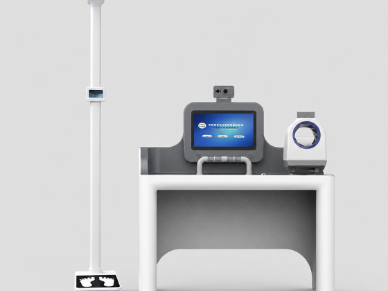 All-in-One Health Check Kiosk | Occupational Health Monitoring Device | Smart Health Screening Terminal