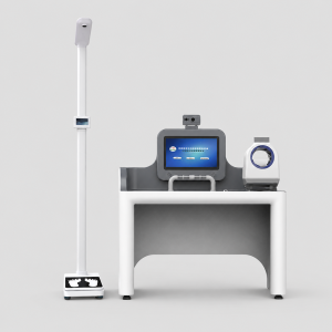 All-in-One Health Check Kiosk | Occupational Health Monitoring Device | Smart Health Screening Terminal