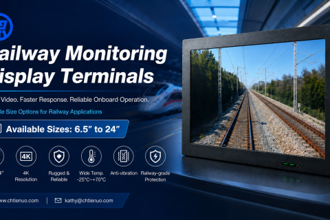 Railway Monitoring Display Terminals: Clear Video, Faster Alarm Response, Reliable Onboard Operation