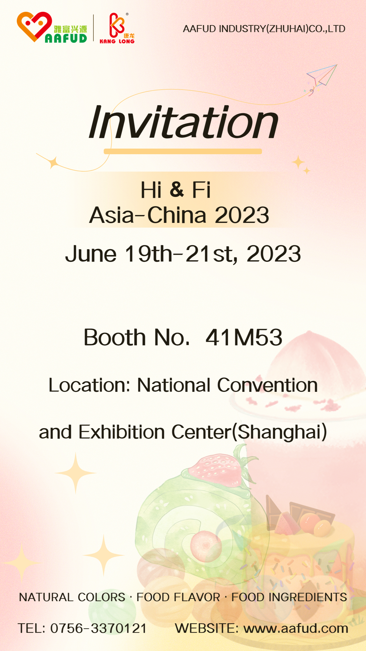 Lời mời | Hi & Fi Asia - Trung Quốc 2023 AAFUD Gặp gỡ bạn