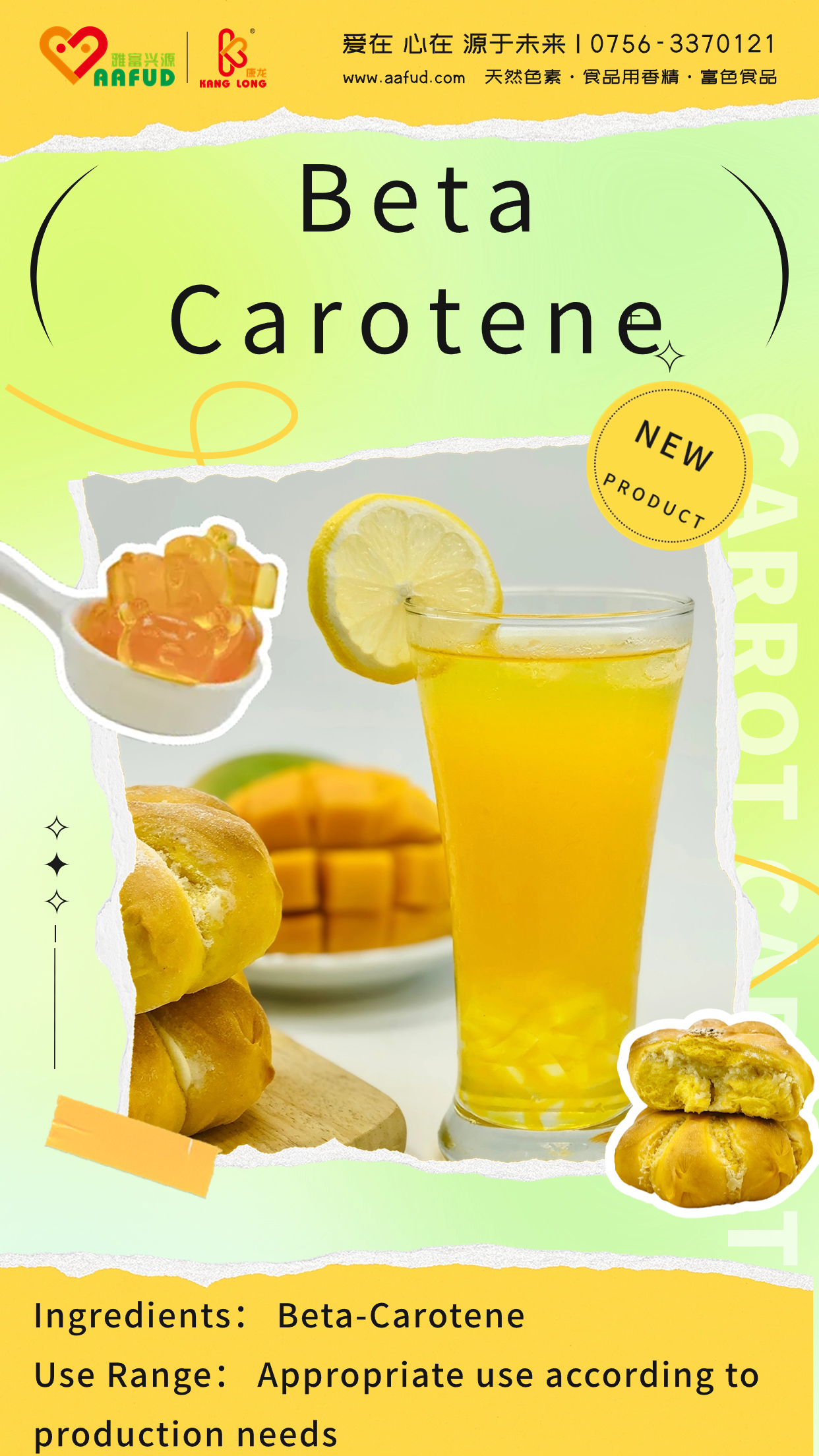 NEW PRODUCT OF BETA-CAROTENE