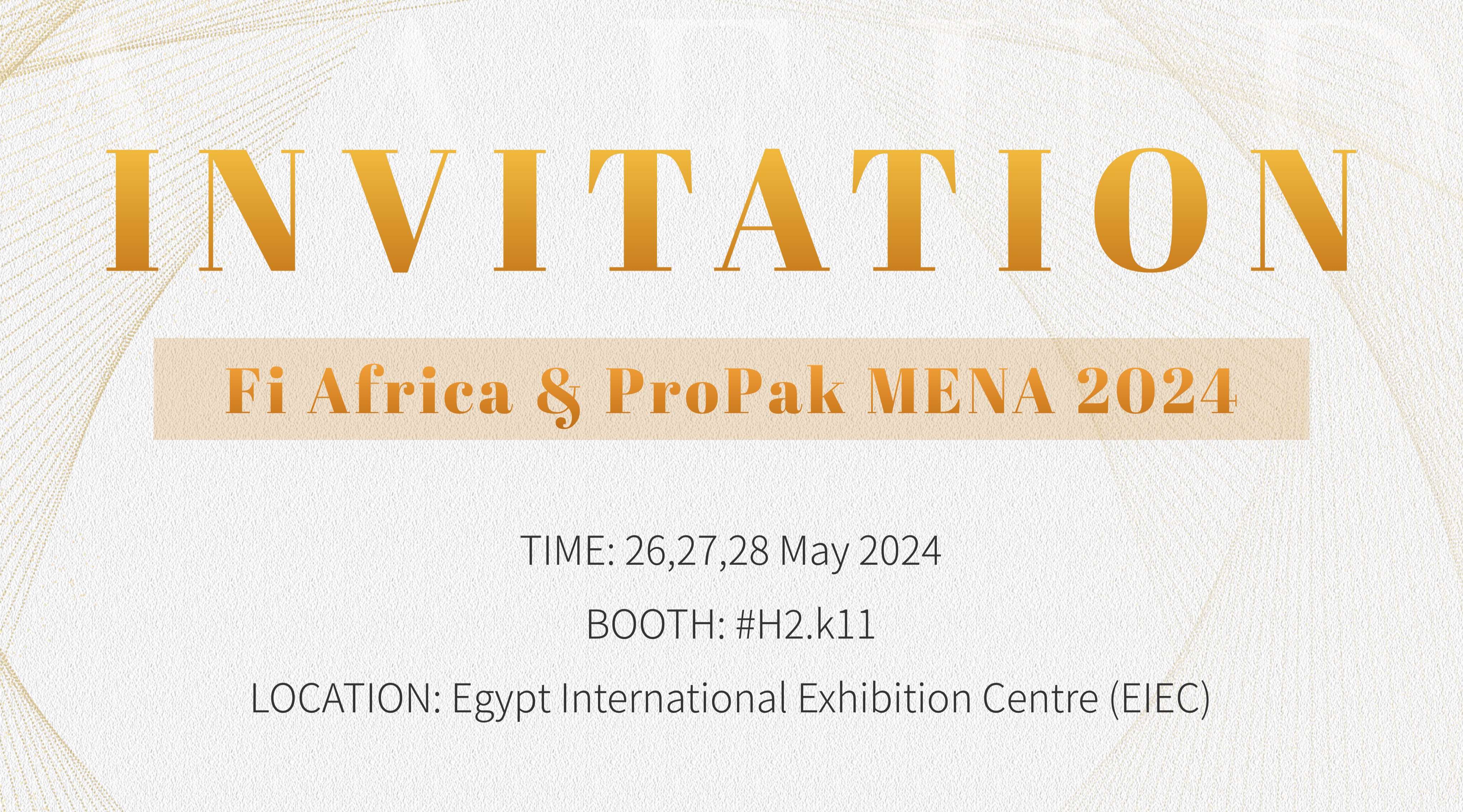 INVITATION | Fi Africa & ProPak MENA 2024