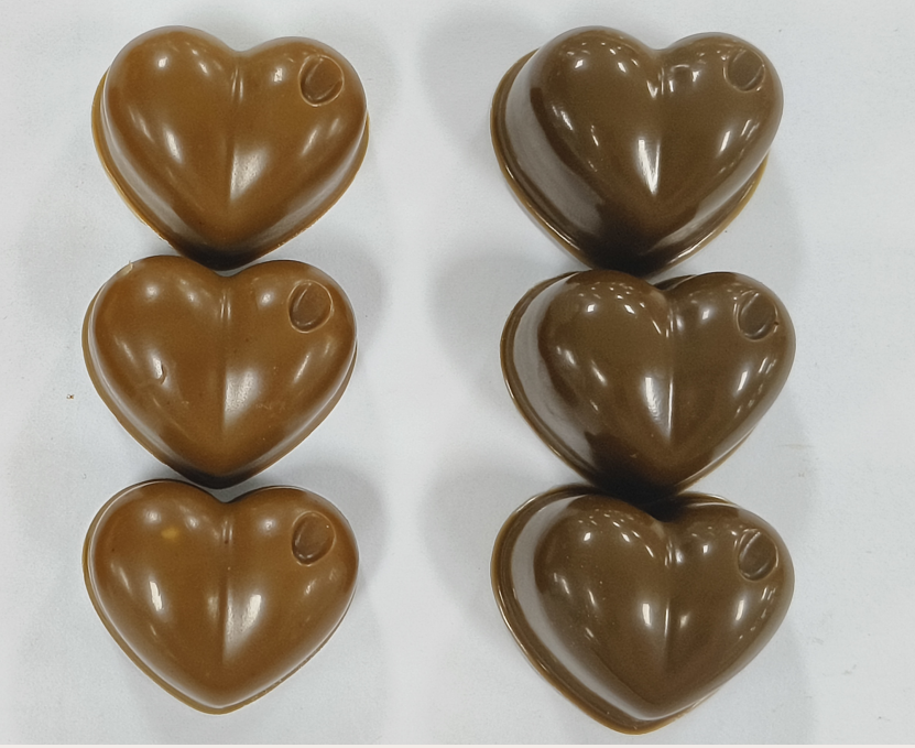 Schokoladen-Farbschema teilen - Braune Schokolade