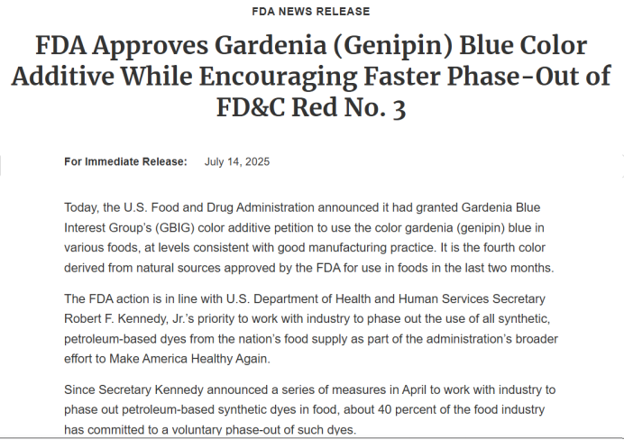 Gardenia blue