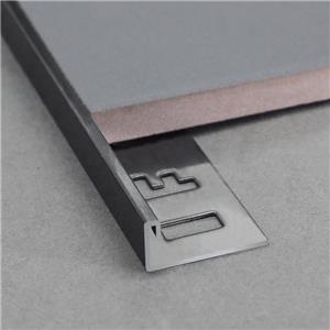 Stainless Steel Black Square Shape Tile Trim Stainless SSAGS