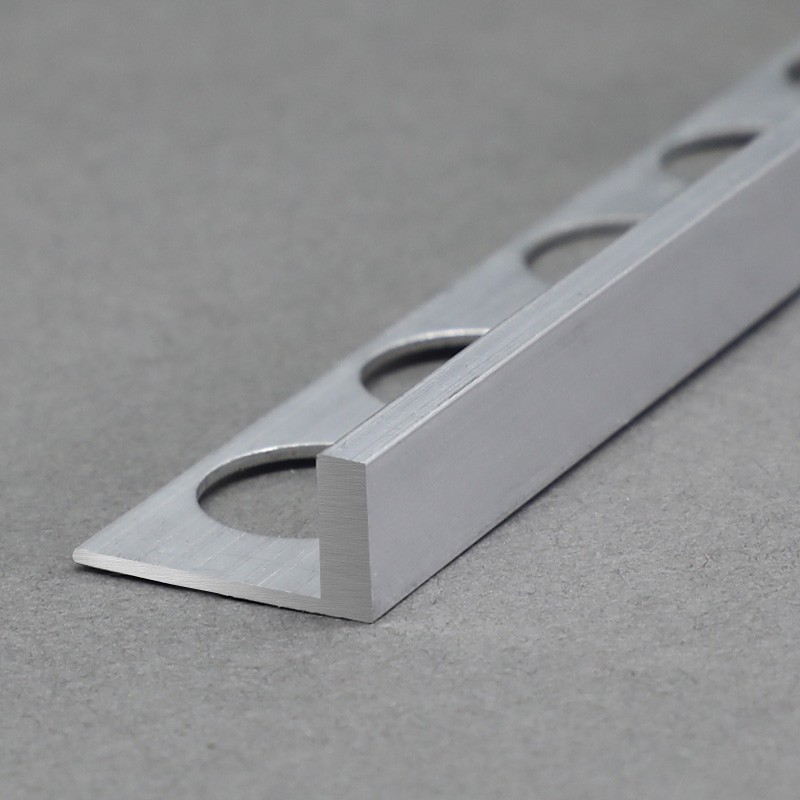 Алюминиевая L-образная кромка для плитки с естественной отделкой ALD