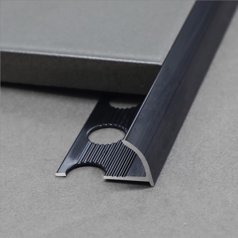 Китай Полированная черная декоративная полукруглая накладка из алюминия CRD, производитель