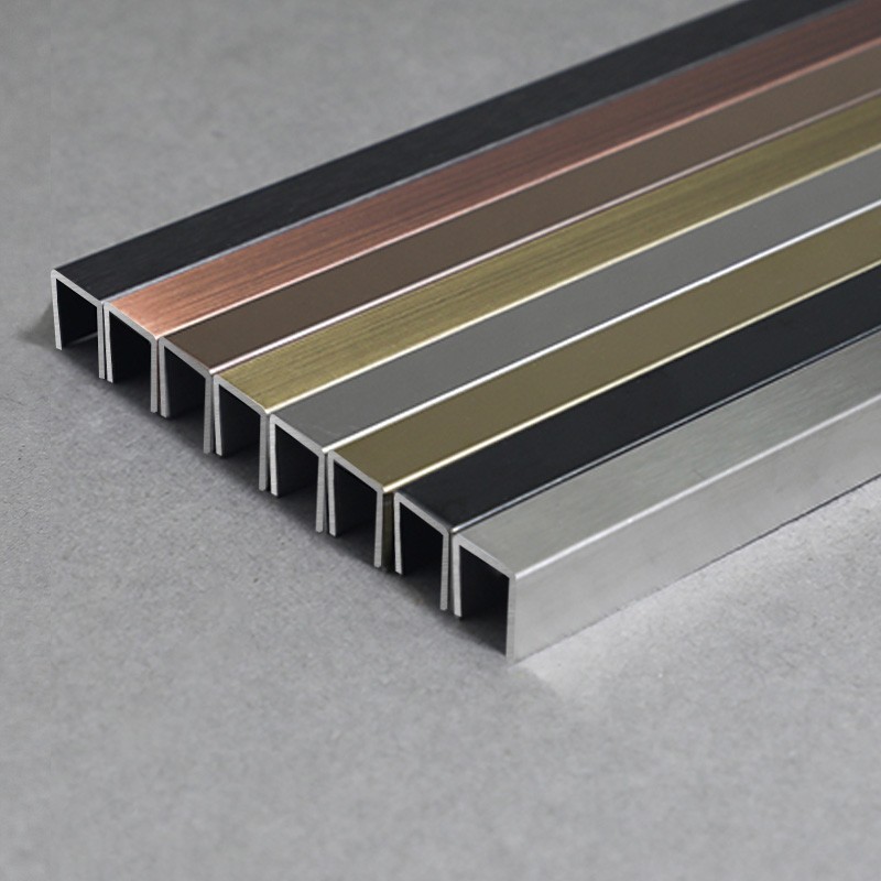 Stainless Steel Copperdecor U Shape Decor Tile Trim SSUM Factory