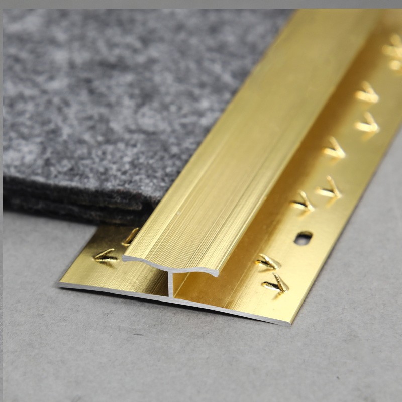 Aluminium Golden Carpet Edge Profile MCT1 Factory