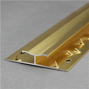 Perfil de borda de carpete dourado de alumínio MCT1