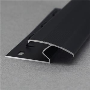Aluminium Zwart of Zilver Gepolijst Tapijt Cover Deur Strip MCT3