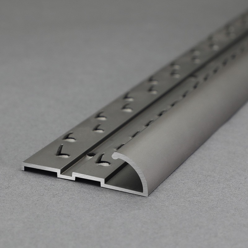 Aluminium Titan Teppich zu Fliesen Übergangsstreifen MCT5