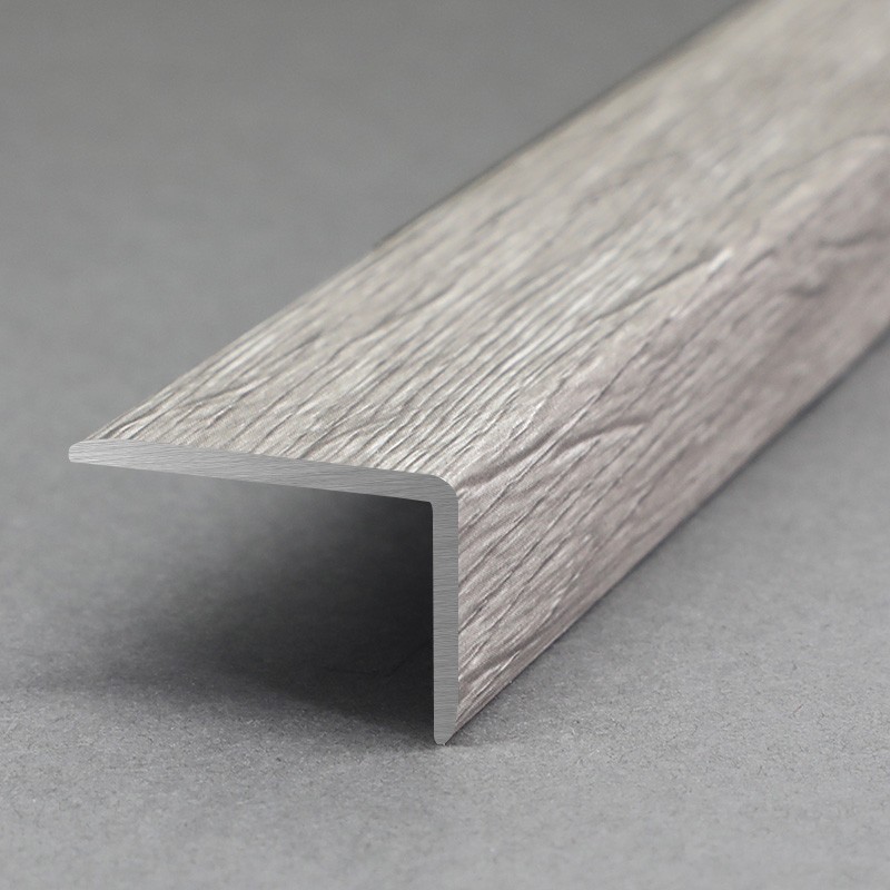 Profilo in alluminio per scale in legno di acero a grana FS4