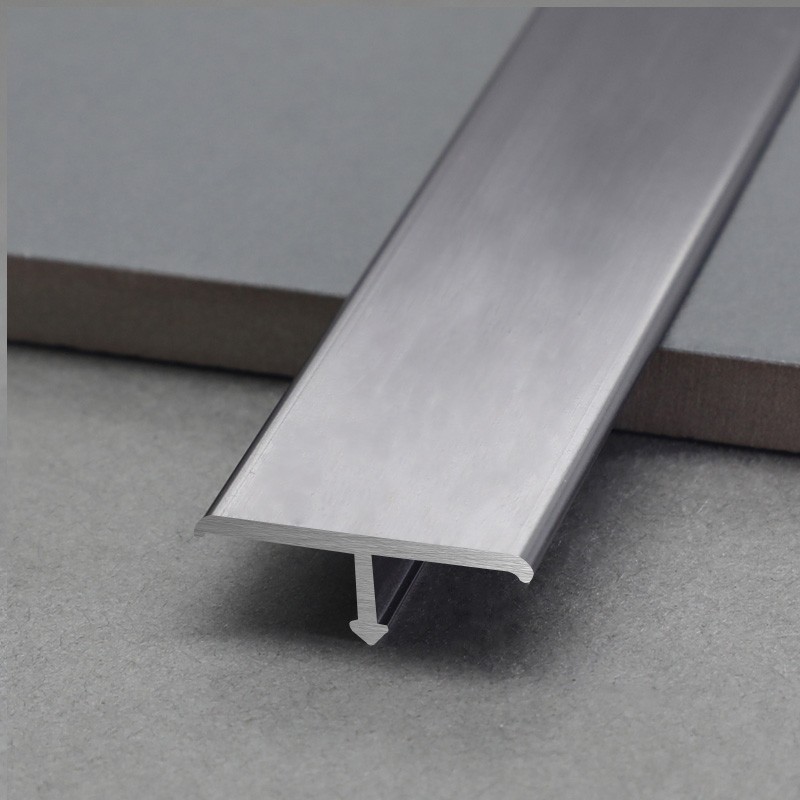 Китай Алюминий матовый серебристый T-образный профиль для плоской плитки DT, производитель