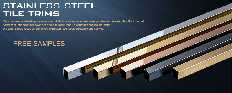stainless steel box edge tile trim