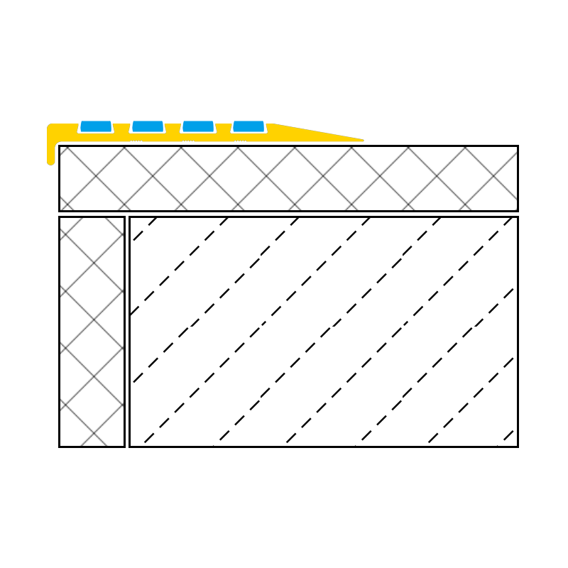 Китай Алюминиевый корпус для коммерческих лестниц с матовым серебристым покрытием FSW6, производитель