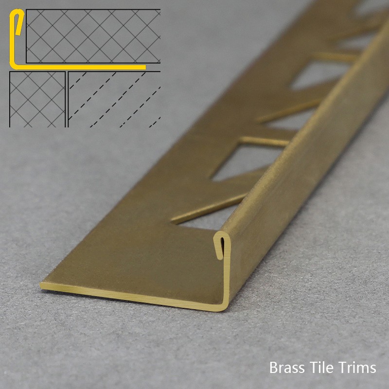 Brass L Shape Tile Trim BRAL Factory