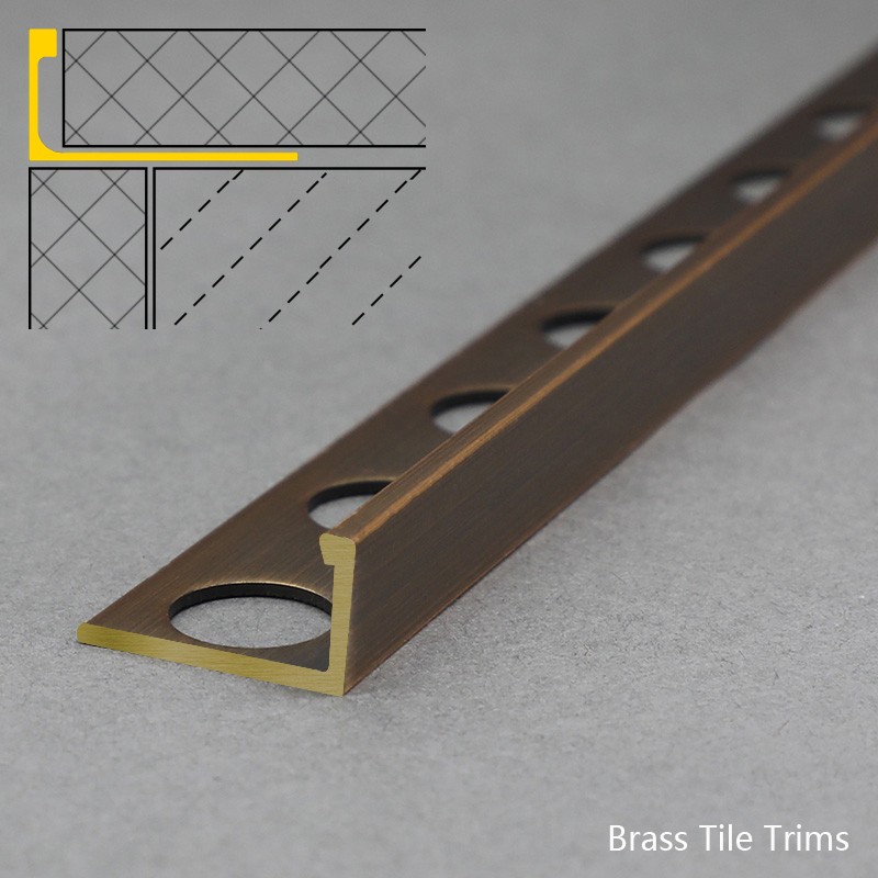 Brass L Shape Tile Edge Trim BRRL Factory