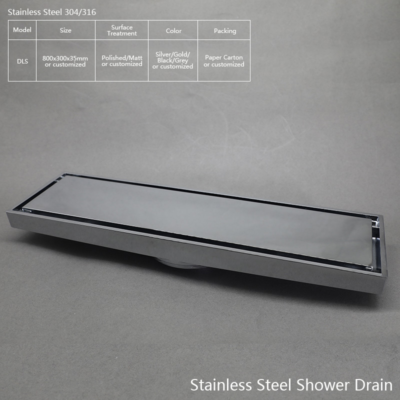 Stainless Steel Unblock Shower Drain DLS Factory