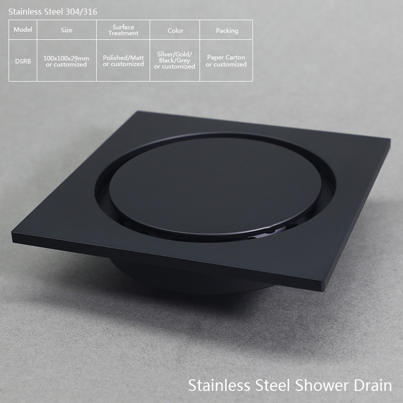 stainless steel shower drain