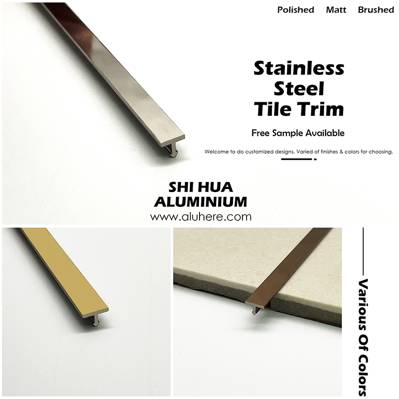 stainless steel tile trim