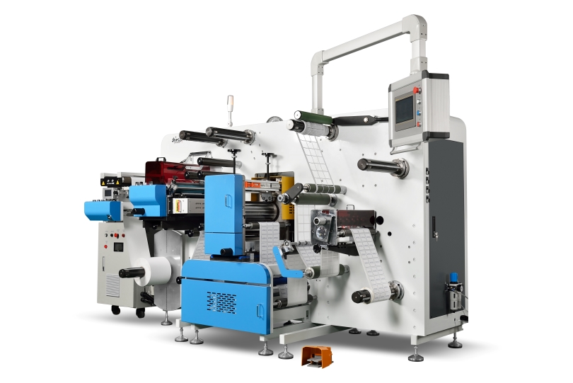 electronic label flatbed die cutting converting machine