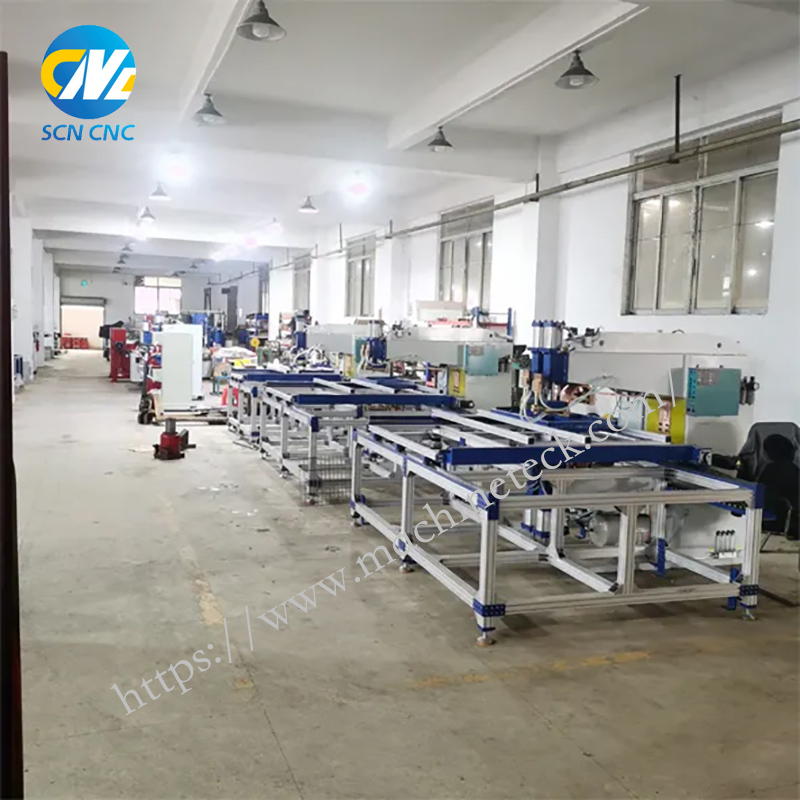 cnc plc straight welding machine for steel pipe