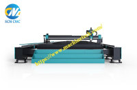 Macchina da taglio per lamiere 3D con attrezzatura CNC per taglierina laser a fibra con taglio smussato di grandi dimensioni ad alta sicurezza