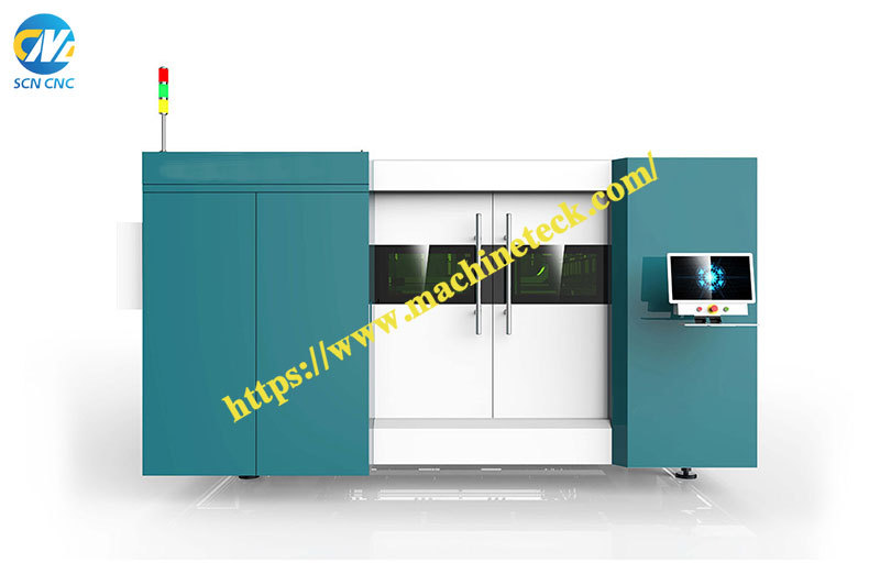 Macchina da taglio per lamiere 3D con attrezzatura CNC per taglierina laser a fibra con taglio smussato di grandi dimensioni ad alta sicurezza