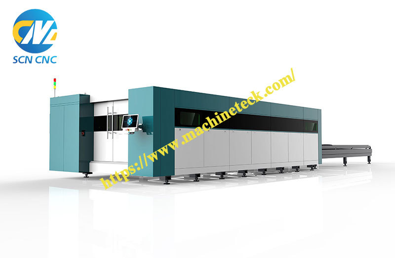 Macchina da taglio per lamiere 3D con attrezzatura CNC per taglierina laser a fibra con taglio smussato di grandi dimensioni ad alta sicurezza