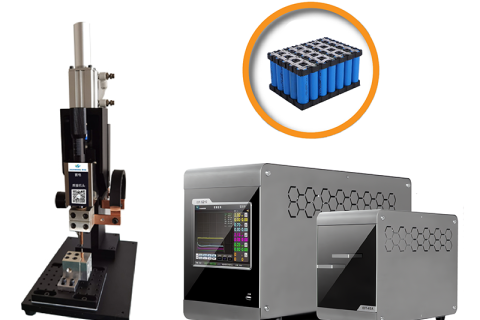 Resistance welding machine welding battery 18650 video