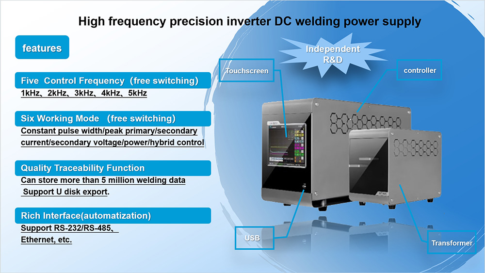 Precision DC spot welders