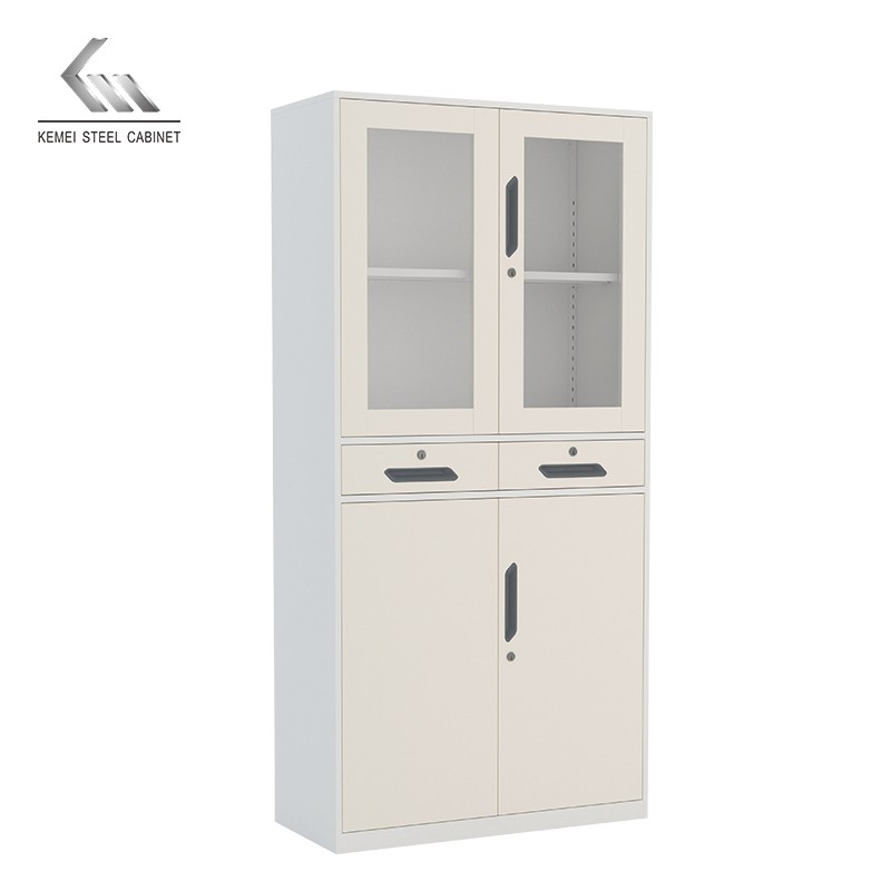 China Wholesale Factory Metal Office Storage Iron Cupboard Locking Steel Filing Cabinet