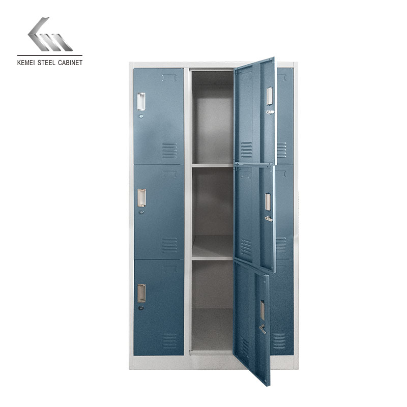 Kemei 9 Door Steel Compartment Locker Factory