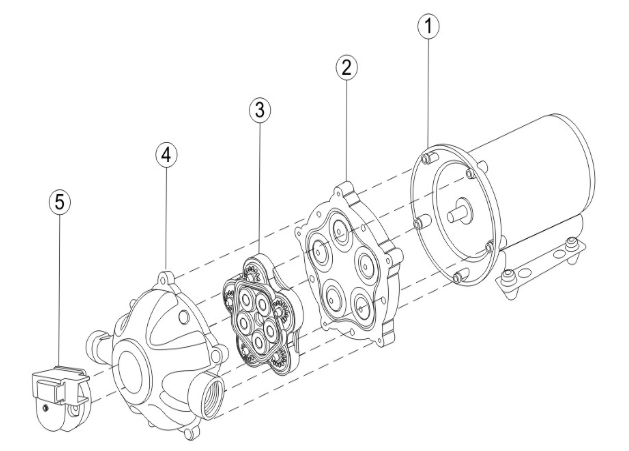 washdown pump boat