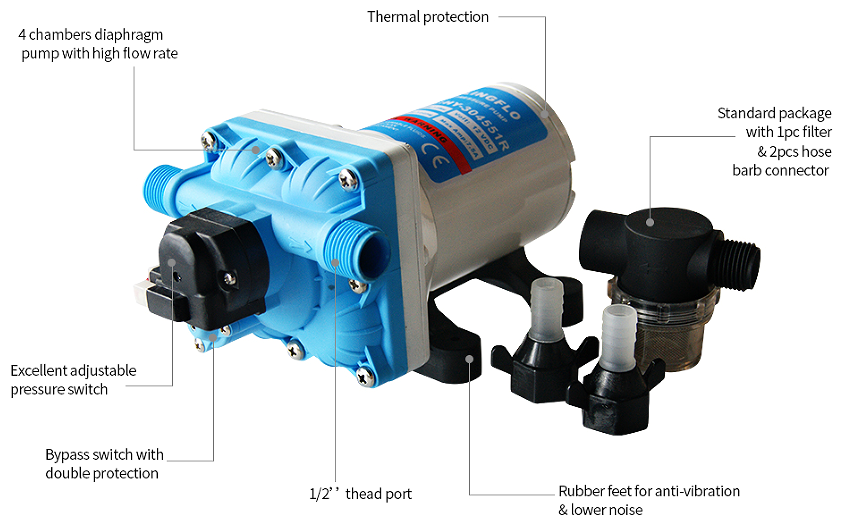 115v fresh water pump