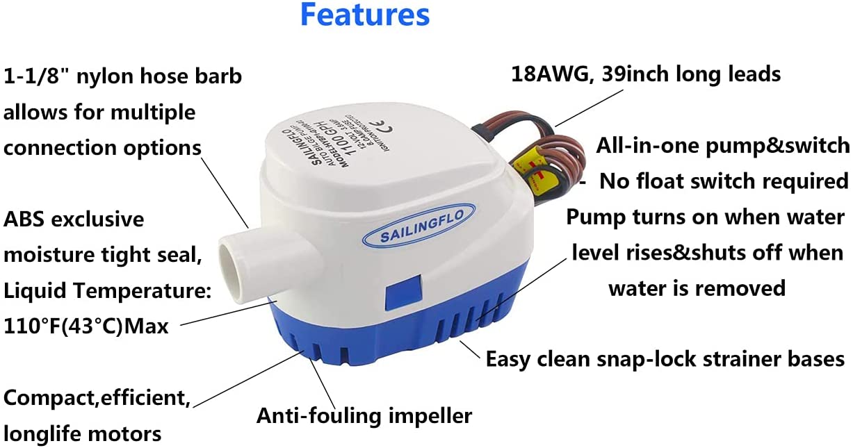 12v mini bilge pump