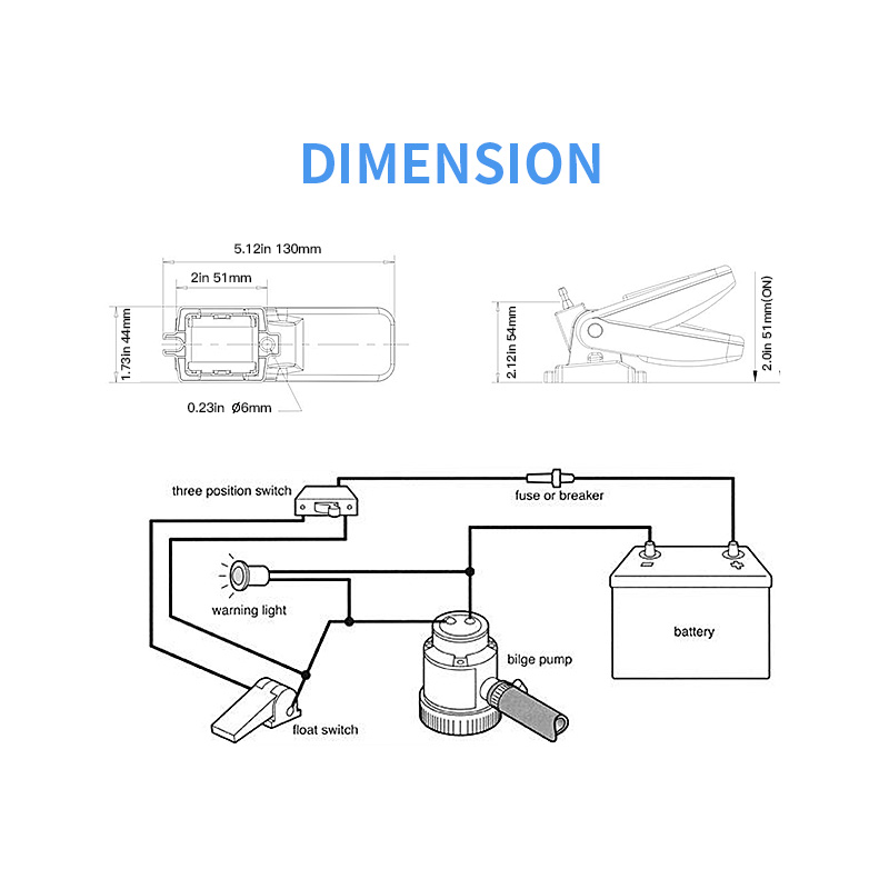 bilge pump Float switch