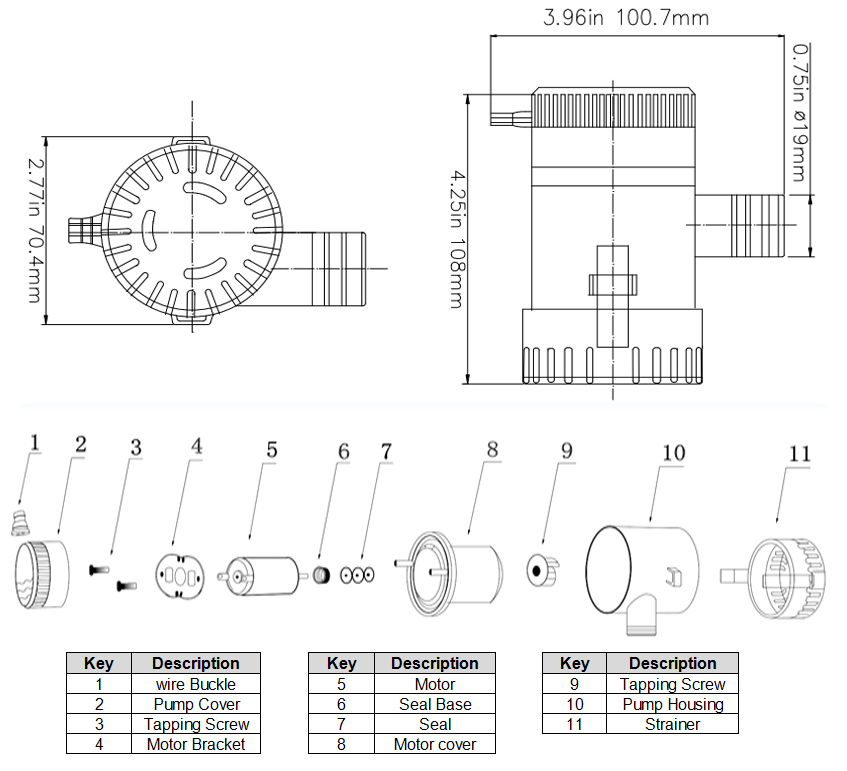 marine bilge pump