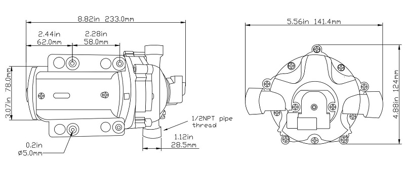 car washer pump 12v