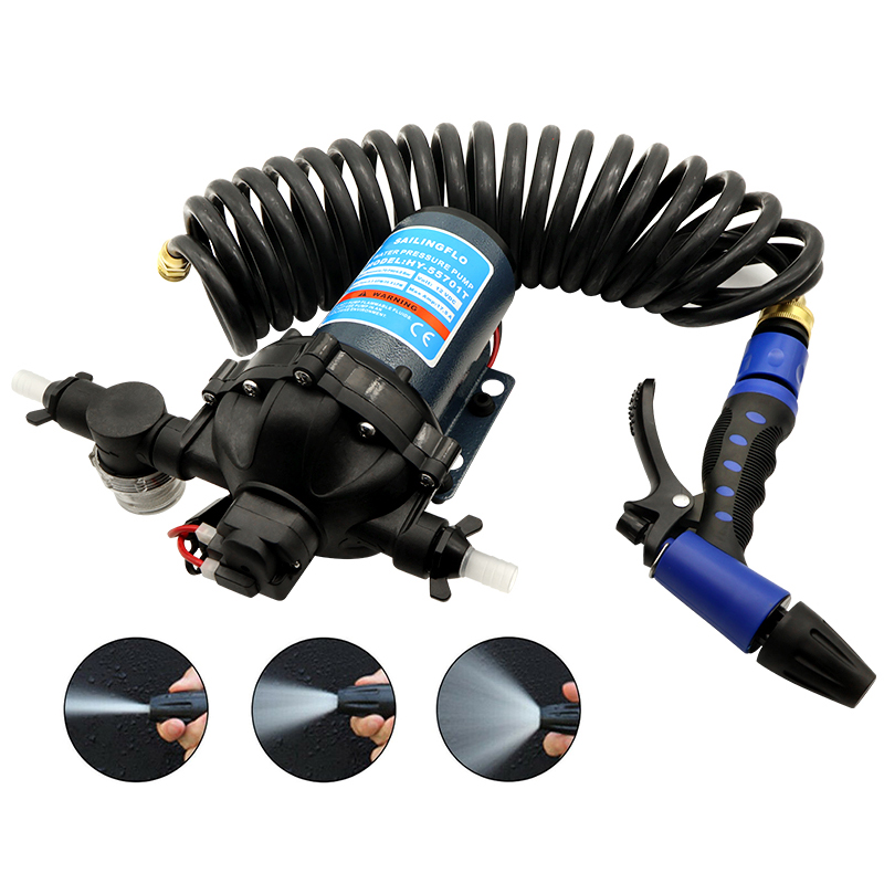 5.5gpm 12V DC Self-priming Marine Cleaning Waster Pump Kit Wholesale