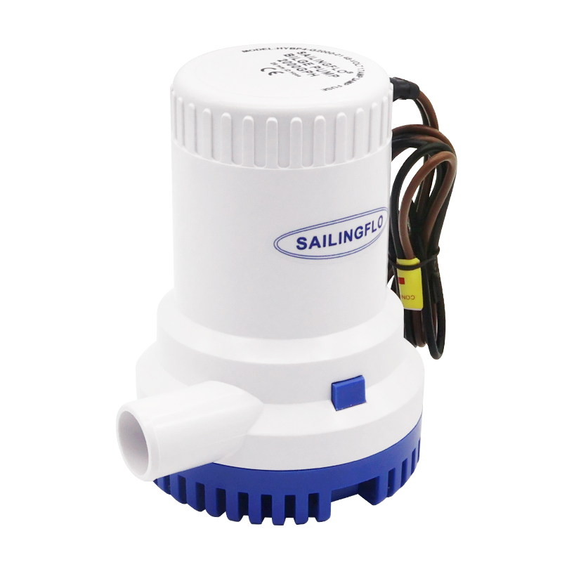 48V 2000GPH Marine Plumbing Electric Submersible Bilge Pump