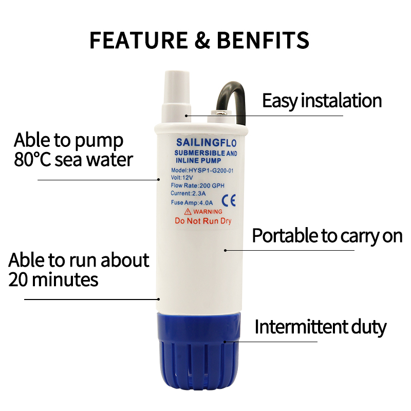 200gph submersible water pump 200gph submersible water pump