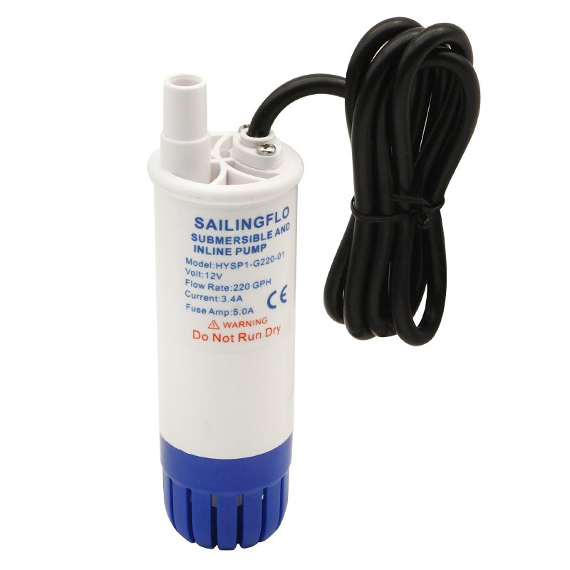SAILINGFLO 12V 220GPH High Flow Submersible Water Pump For Fresh Water/Seawater Wholesale