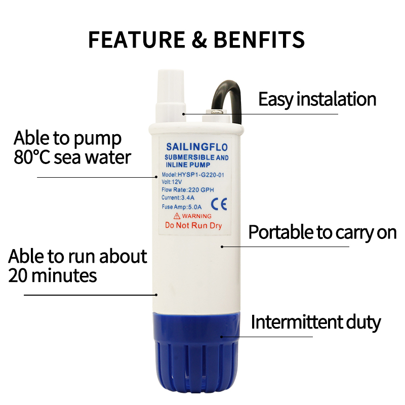 12v submersible water pump